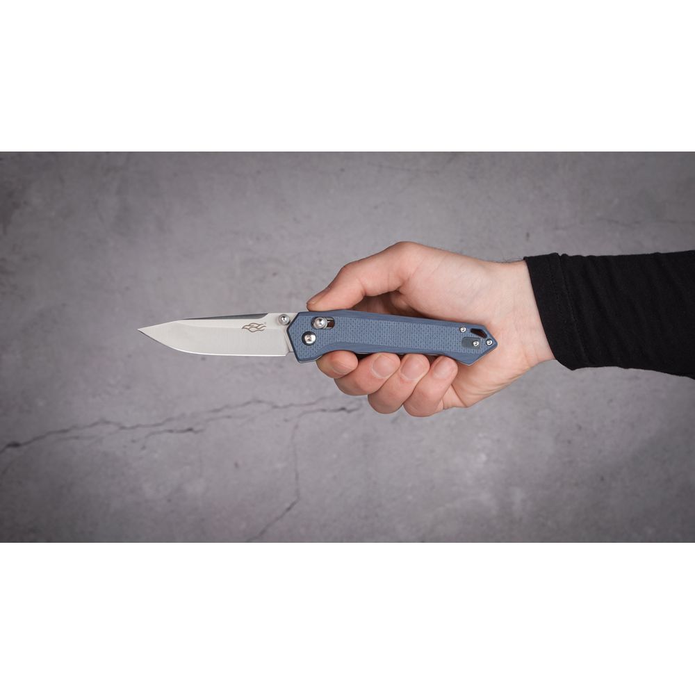 Нож складной туристический  Firebird FB7651 (8.3 см) 440С / G10 серый